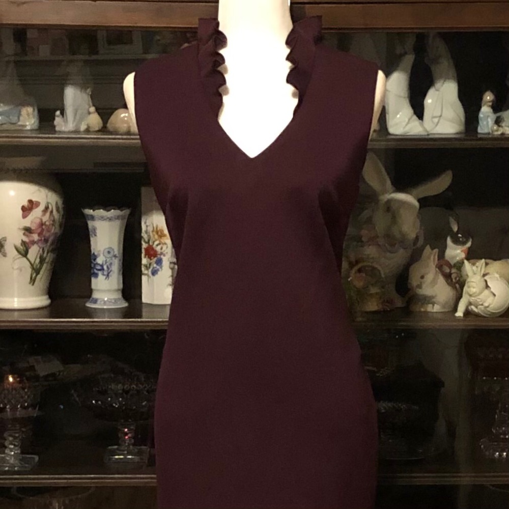NWT Calvin Klein Burgandy Dress Size 12